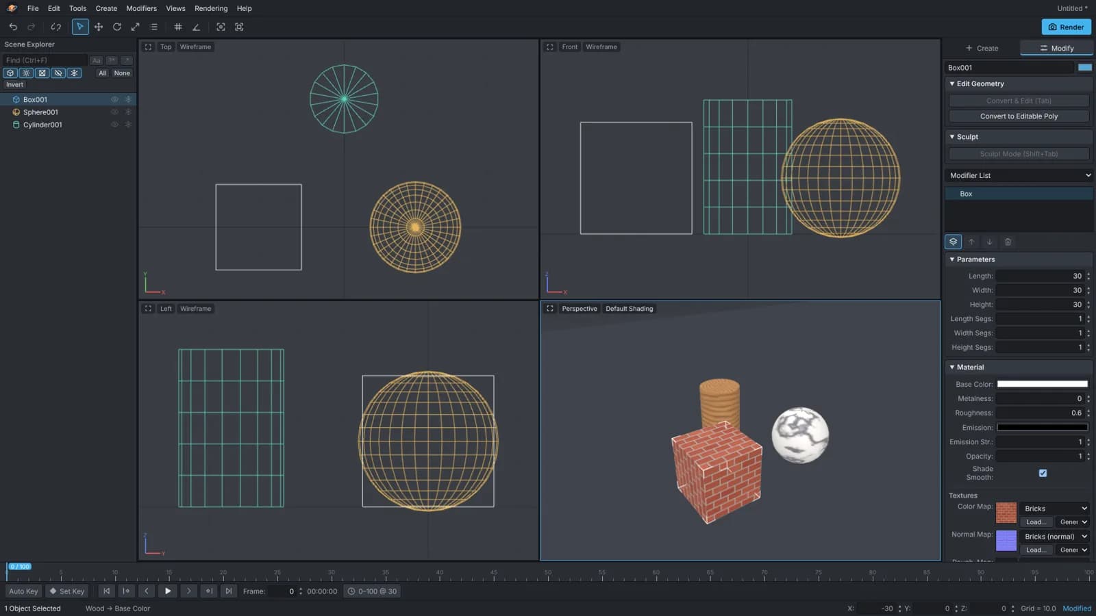 Materiali e texture in Testard 3D